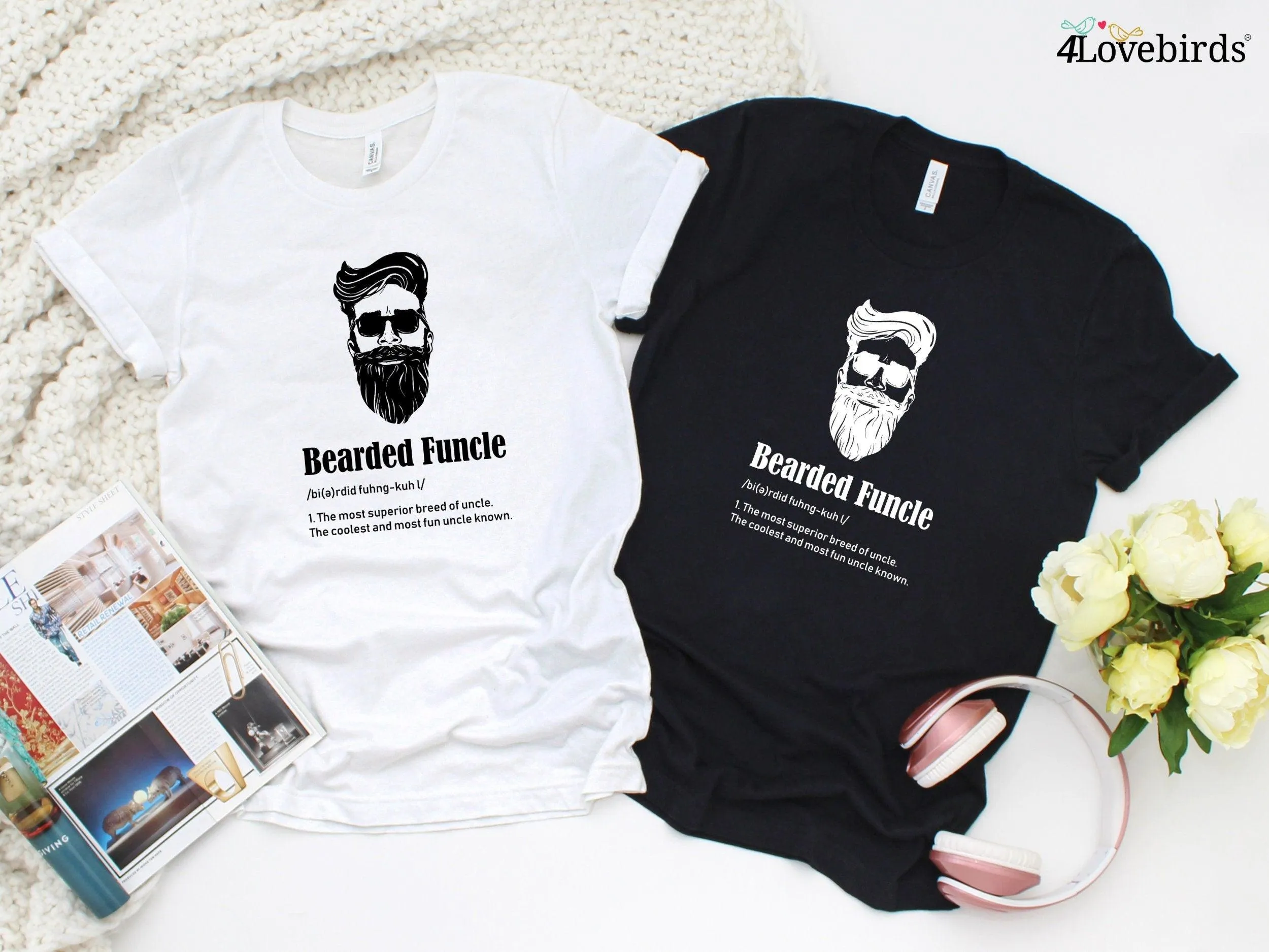 Bearded Funcle Hoodie, Funny Uncle Shirt, Bearded Funcle Definition Shirt, Funny Family Gift,Uncle T Shirt,Bearded Uncle Shirt, Uncle Gift